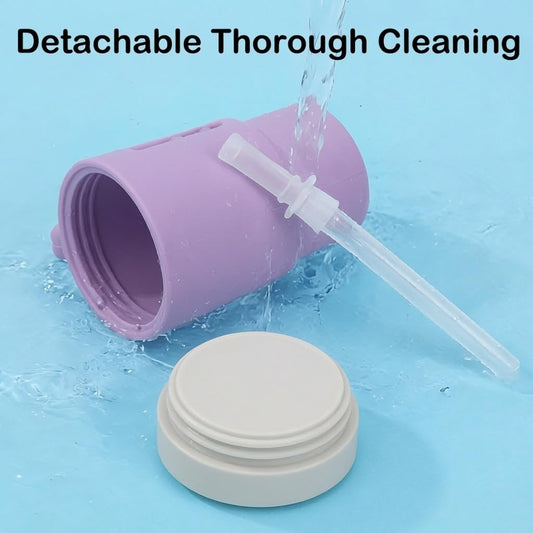 Enzadri Mon 1er Gobelet Bébé, Tasse à Bec en Silicone avec Paille et Poignées, Anti-Fuite Pour Déplacements, Anti Déversement, Tasse de Transition, Sans BPA, sans phtalates ni PVC, Bleu Royal