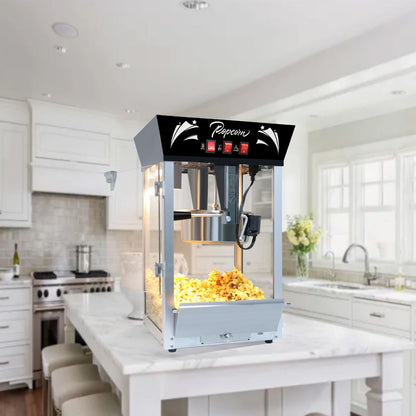 Countertop popcorn popper with warming deck - view 3