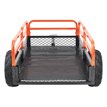Steel ATV dump trailer with removable sides, 1500 lb capacity, 15 cubic feet