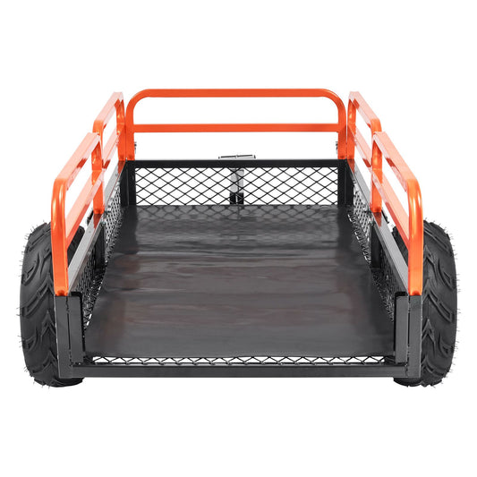 Steel ATV dump trailer with removable sides, 1500 lb capacity, 15 cubic feet