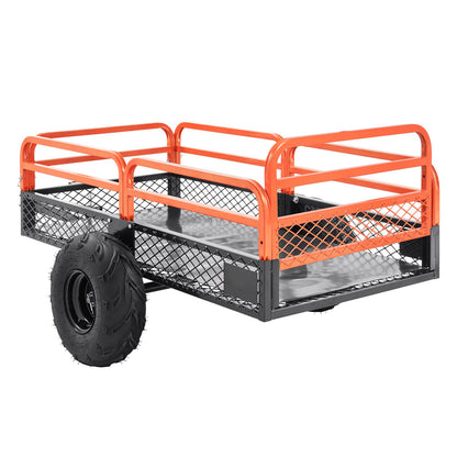 ATV dump trailer with 16-inch pneumatic tires - view 4